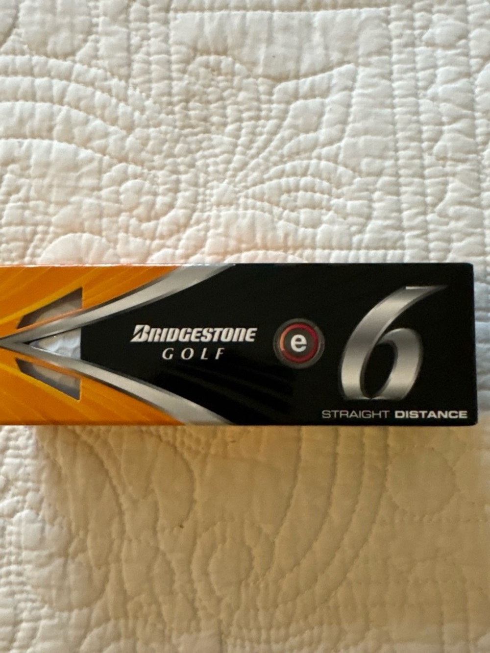 Bridgestone Golf e6 Straight Distance Golf Balls - Black/Yellow